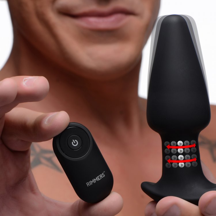 You cannot always call a spade a spade, especially when it i... Rimmers - Gyro R Smooth Rimming Plug w Remote - Black photo-2