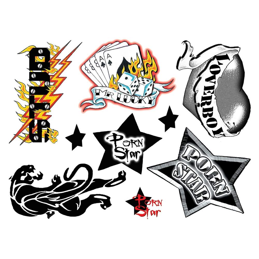 Decorate your body with this set of Get Naughty Party Tattoo... Tattoo Set - Get Naughty Party photo-2