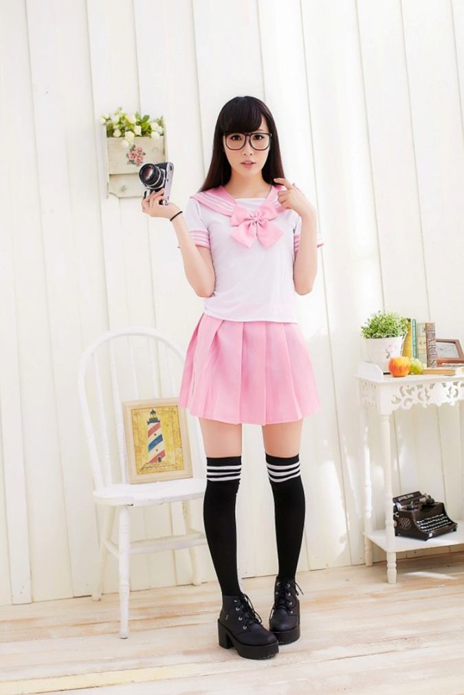 SB - 女學生 S129-5 - 粉紅色 照片