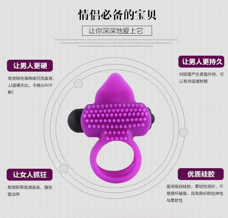 用這個震動陽具環馳騁愛場,給愛侶獻上無上快感。震動環的溫柔束縛讓男人更持久。震動環的前端佈滿觸點,抽送的同時刺激陰蒂,撩... Adrien Lastic - Bullet Lastic Ring 陰莖環 照片-11