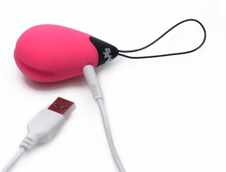 This powerful vibrating egg features a deep indentation to p... Bang! - 10X Vibro Egg - Pink photo-3