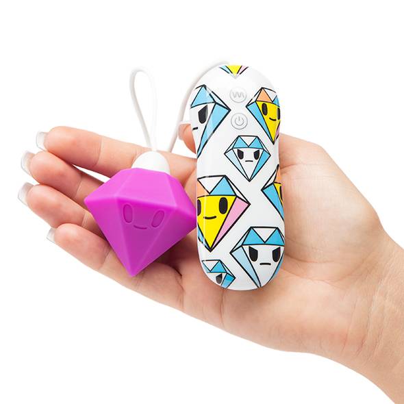 Embark on a stimulation safari as you explore the explosive ... Tokidoki - Diamond Clitoral Vibrator - Purple photo-2