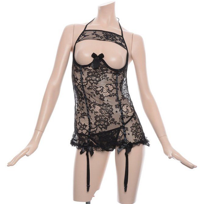 Bust only appears! Babydoll who enjoys shame!
The stretch l... Costume Garden - GB-190 Immoral Black Doll photo-3