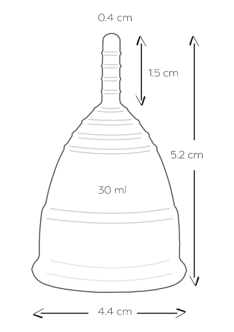 Experience comfort day and night with the Mae B. menstrual c... Mae B - Menstrual Cups Size L - Red photo-6