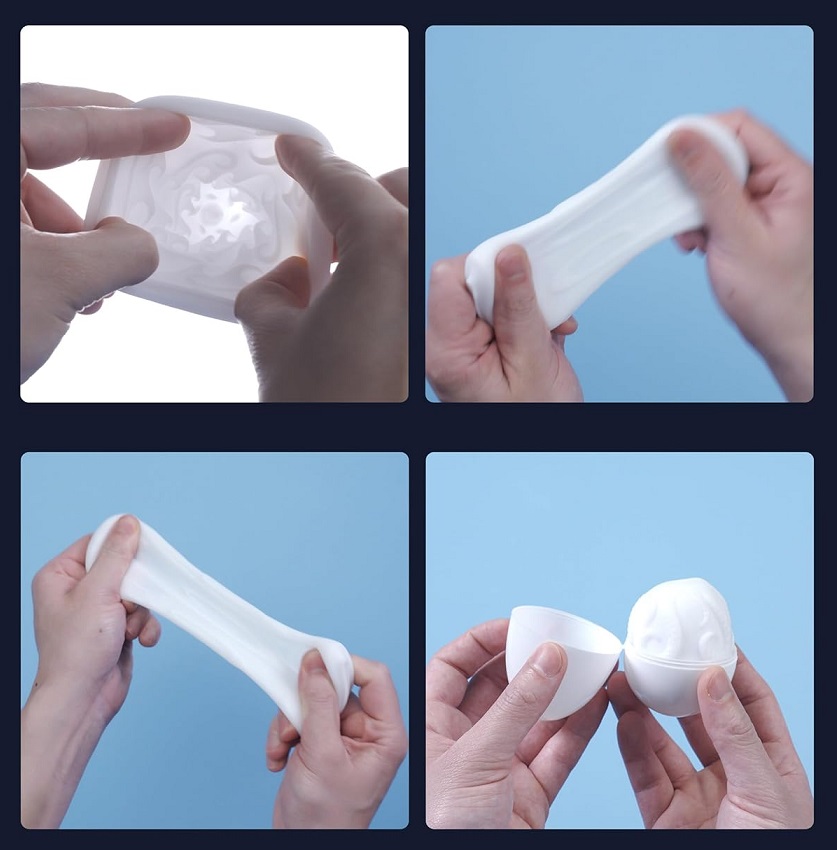 Experience six unique internal textures for different sensat... Lovense - Kraken 6-pack Egg Masturbator photo-15