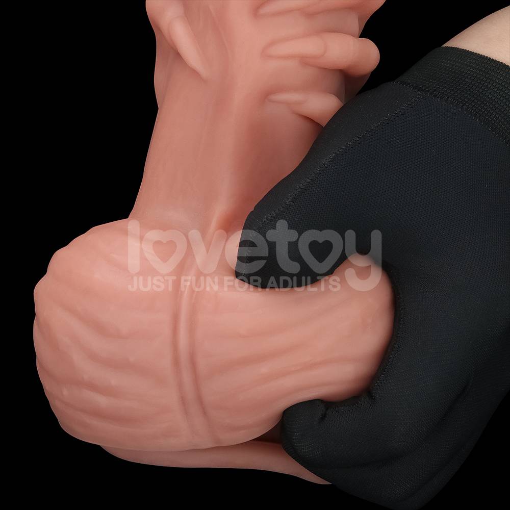 Lovetoy - 11.5" 握住阴茎大码 - 肉色 照片-9
