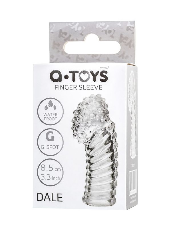 Finger attachment for stimulation
Material  ... A-Toys - Dale Finger Sleeve - Clear photo-9