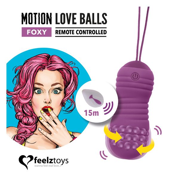 FeelzToys - Remote Controlled Motion Love Balls Foxy photo-2