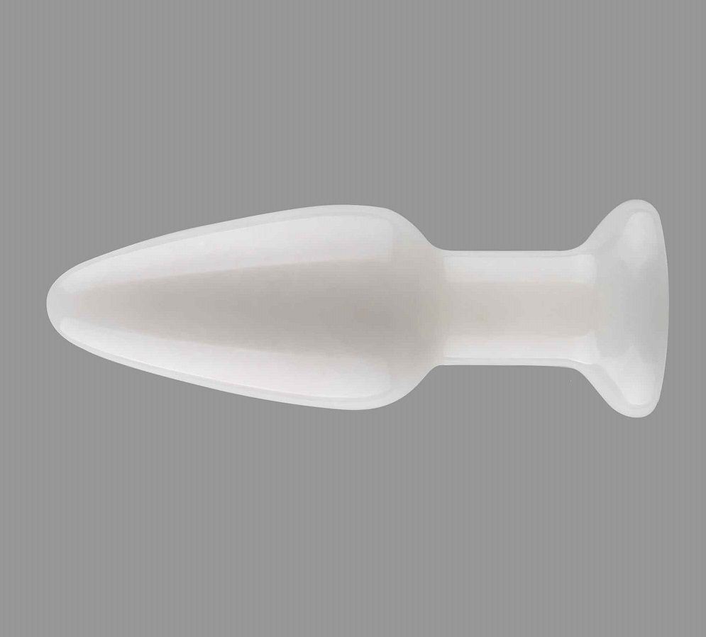 Among the commonly available stones, only marble has a sligh... Allwell - Natural stone Anal Plug - White Marble photo-2