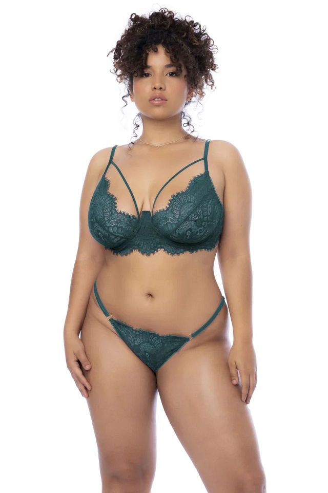 Mapale - 8866 Lace Set 3pcs - Sea Green - 3X/4X 照片