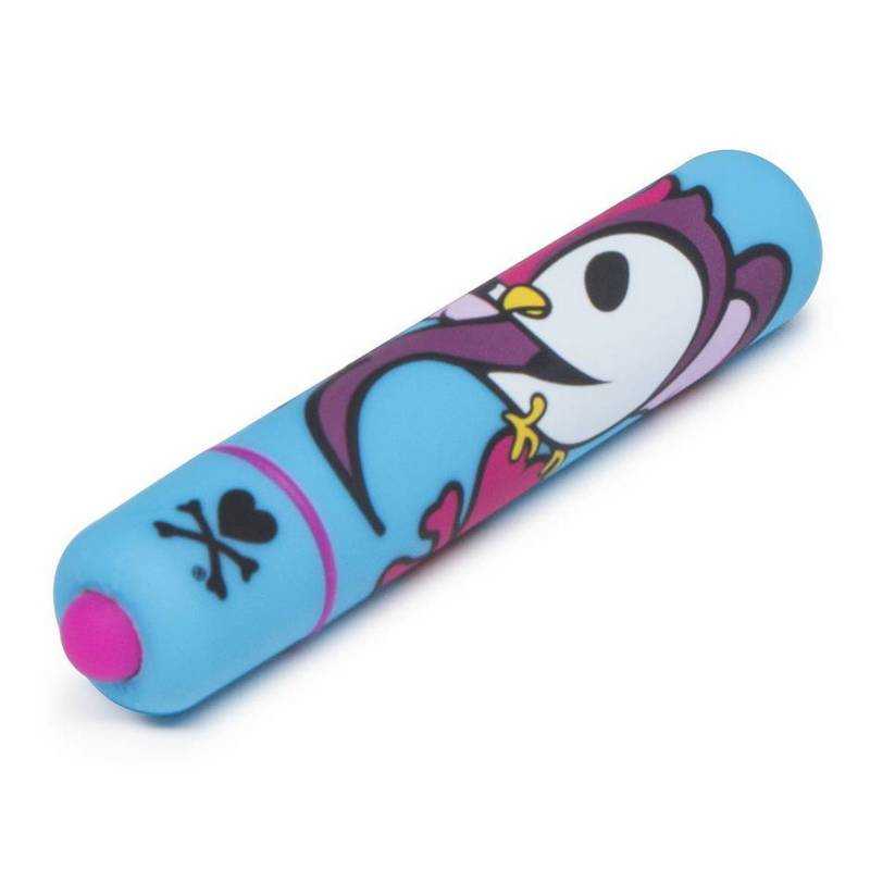 Cross your heart and hope to fly with the tokidoki x Lovehon... Tokidoki - Mini Bullet Vibrator - Blue Swoop photo-3