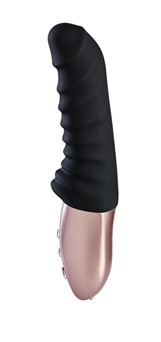 The SEMILINO is a distinctively shaped MiniVIBRATOR that uni... Fun Factory - Vibe Semilino - Black photo-5