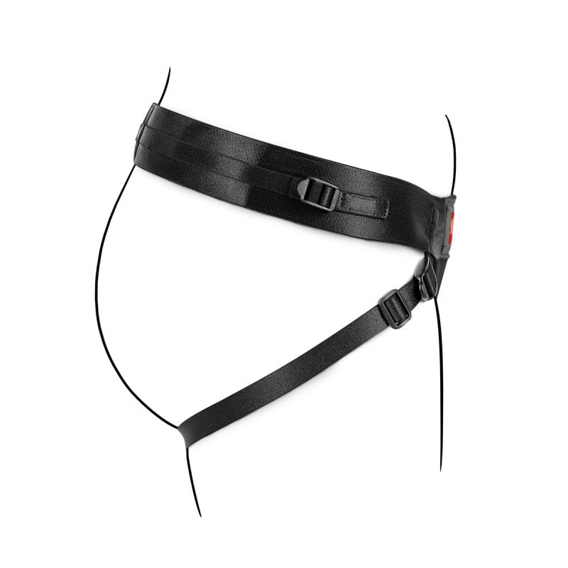 Enjoy a fantastic experience together with this No-Parts Str... No-Parts - Taylor Strap-On Harness - Black photo-4