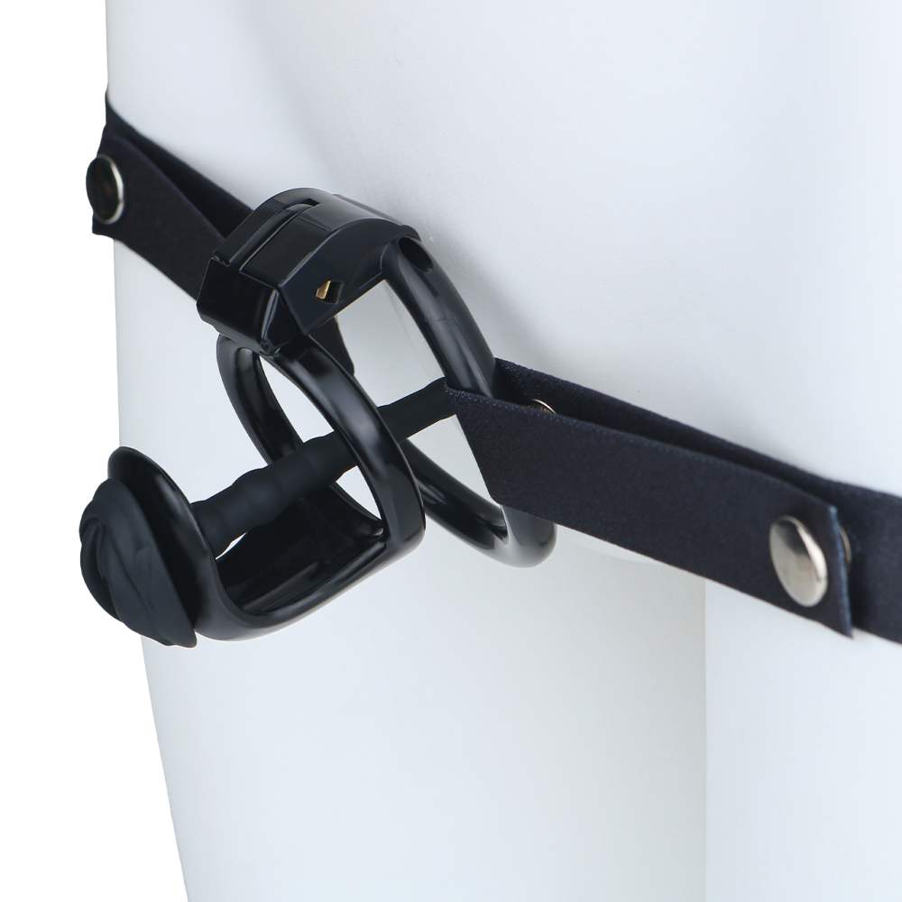 FAAK - Resin Chastity Cage w Catheter & Belt photo-4
