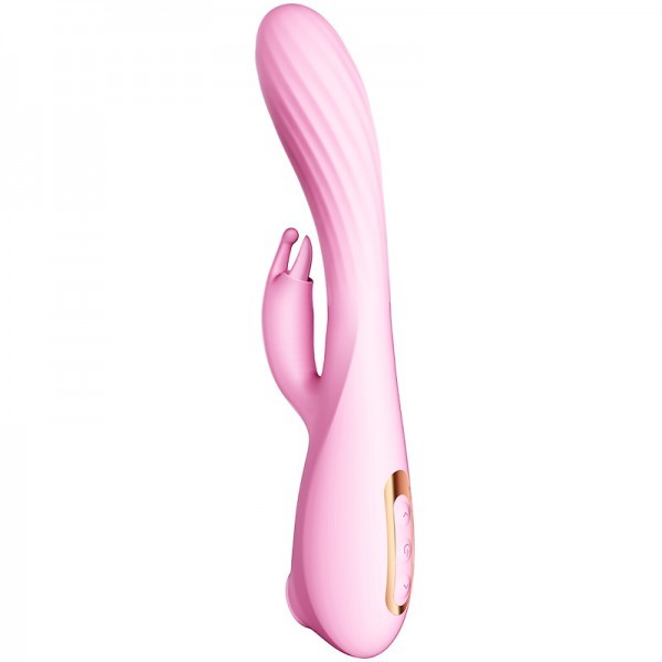 Introducing the Erocome Triangulum 3-in-1 Vibrator, a ground... Erocome - Triangulum - Pink photo-3
