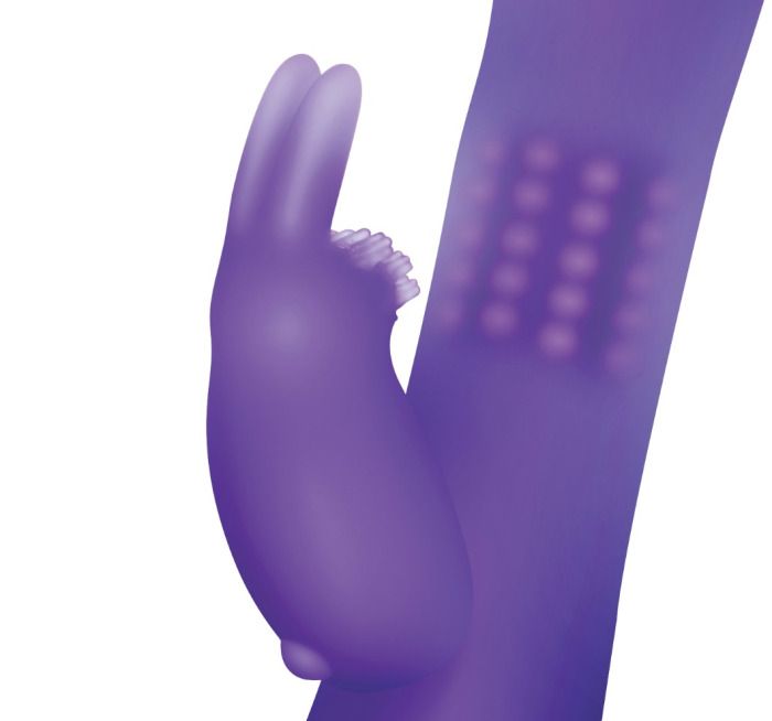 Feel the deep swirling of synchronized rotating pleasure bea... TRC - The Beaded Rabbit - Purple photo-5