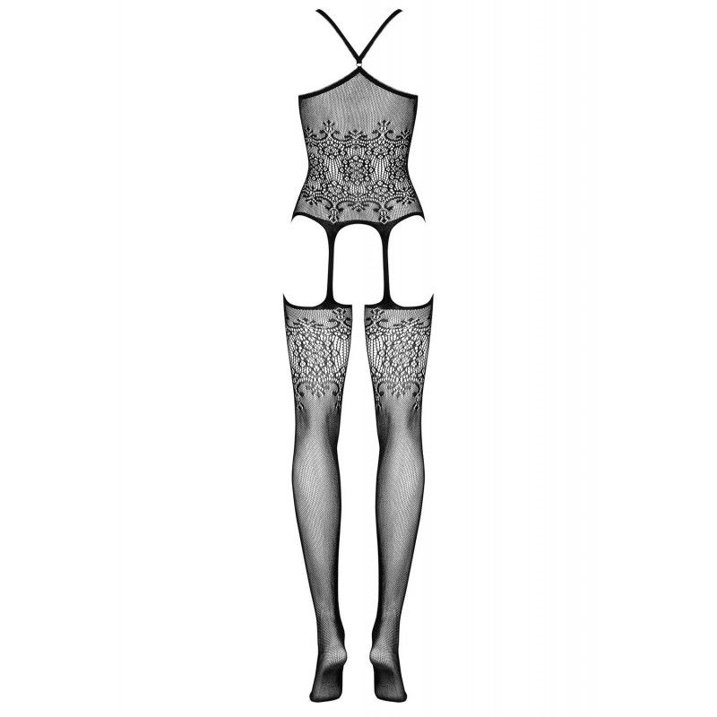 Love me, love you! Only with this pattern and incredibly spi... Obsessive - Bodystocking F218 - XL/XXL photo-6