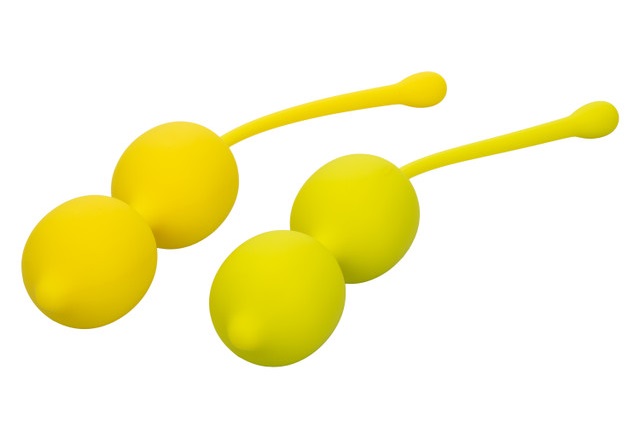 Revitalize and strengthen love muscles with the unique 2-pie... CEN - Kegel Training Set - Lemon photo-4