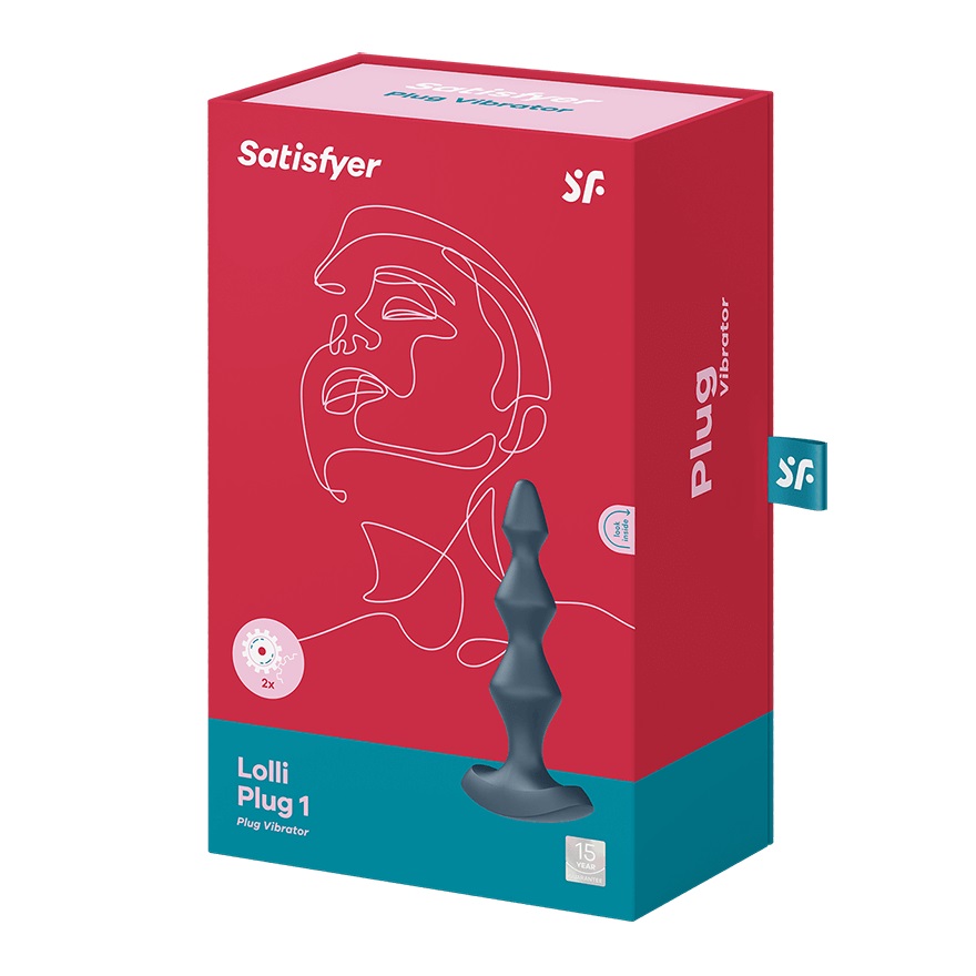 的底座和柔软的矽胶确保安全、无忧无虑的游玩体验。
Satisfyer Lolli-Plug 1 让您的后庭感到满意... Satisfyer - Lolli Plug 1 后庭震动器 - 深蓝绿色 照片-5