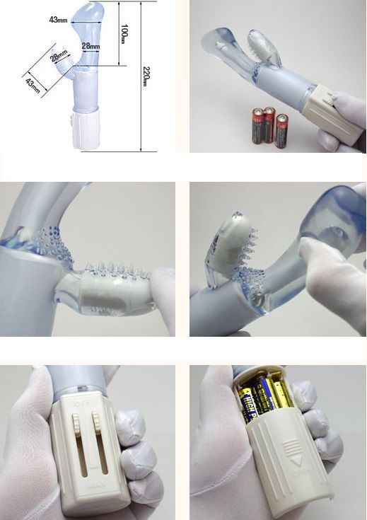 It is shaped to directly hit the G spot, popular vibe to ful... A-One - Cum Acme Super Max Rabbit Vibrator- Blue photo-3