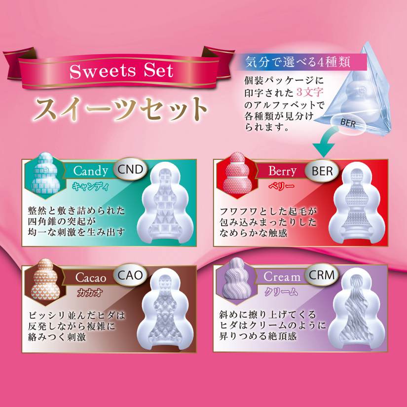 Men's Max - Pucchi Sweets Mini Masturbators Set 照片-2