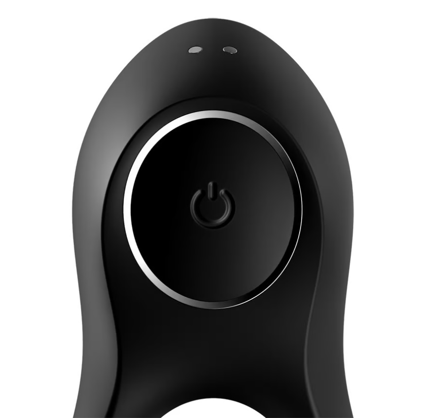 With its two rings for the penis and the testicles, the Sati... Satisfyer - Legendary Duo Vibro Ring - Black photo-4