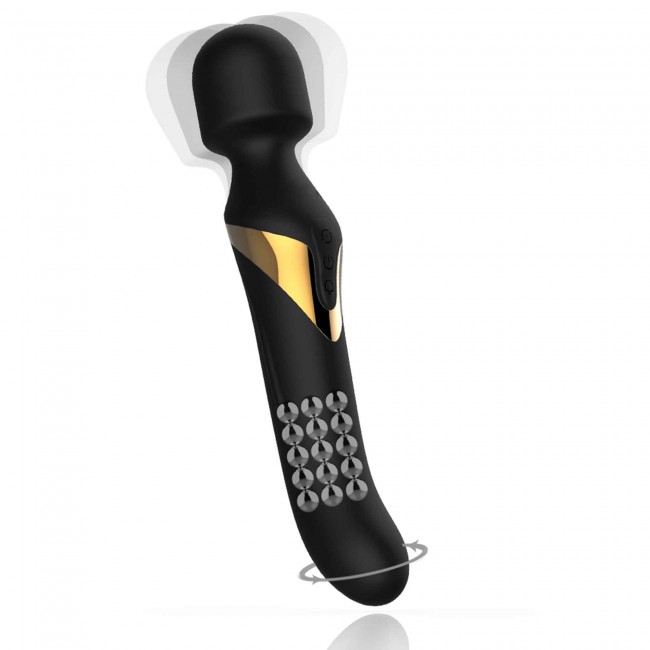 This ultra-soft clitoral stimulator can also be used as G-sp... Dorcel - Dual Orgasms Massager - Black photo-2