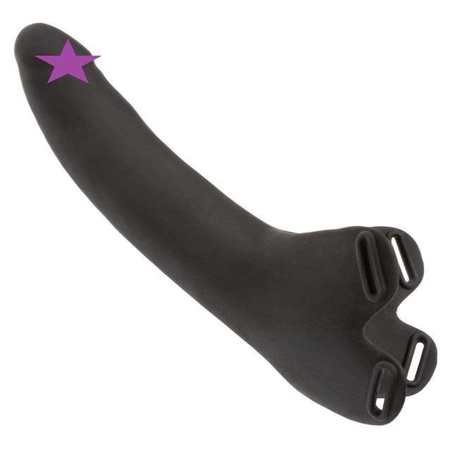 Introducing the Accommodator Silicone Dong, the ultimate par... CEN - Accommodator Dong Gag - Black photo-2