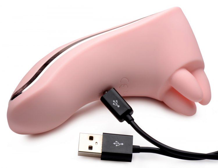 This rechargeable clitoral vibrator allows you to target you... Inmi - Fondle Vibrating Clit Massager - Pink photo-7