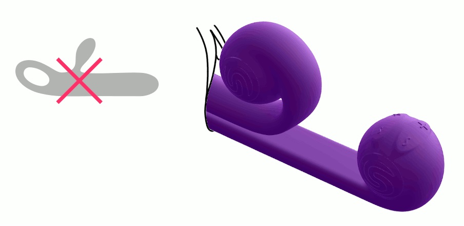 The Snail Vibe vibrator won the XBIZ award for most innovati... Snail Vibe - Duo Vibrator - Pink photo-9