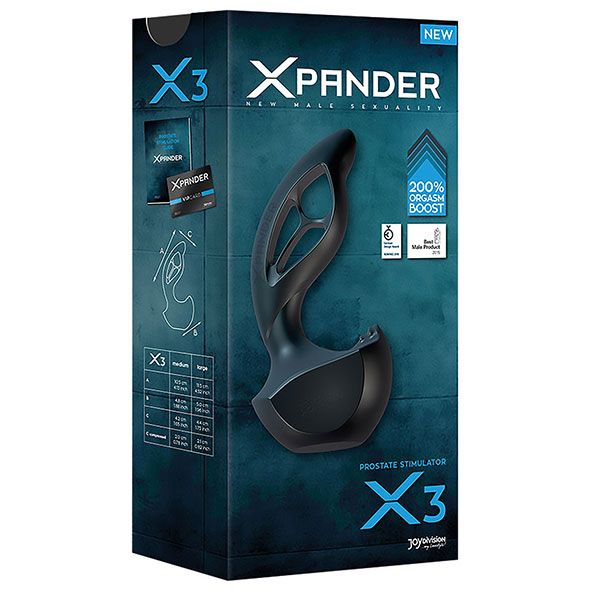The XPANDER X3 is an advanced stimulator for advanced users.... Joy Division - XPANDER X3 Medium - Black photo-6