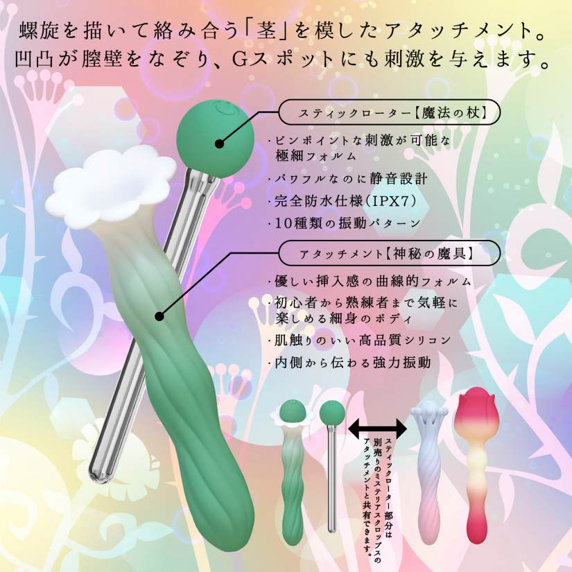 SSI - 迷你震動按摩器 - 綠色 照片-3