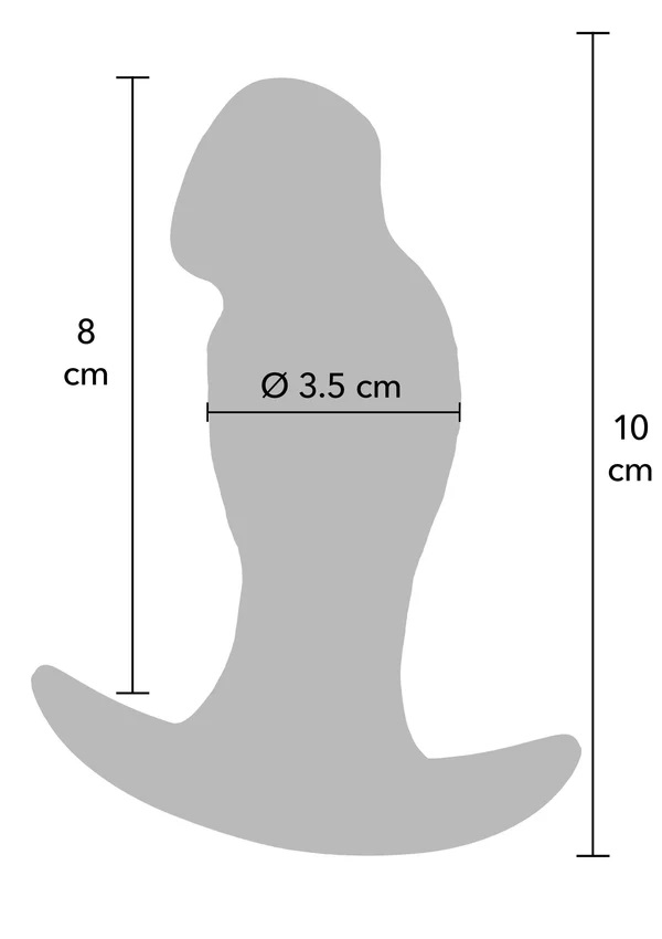 Hidden Desire - Realistic Dildo Plug 10cm - Flesh 照片-6