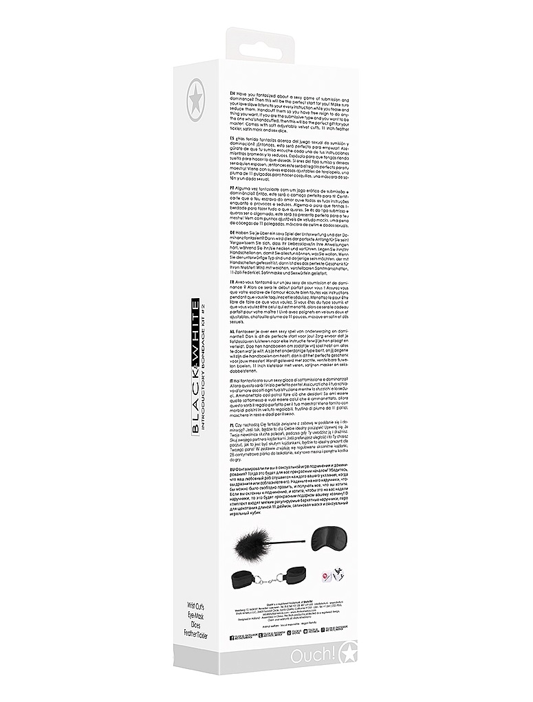 Have you fantasized about a sexy game of submission and domi... Ouch - Introductory Bondage Kit #2 - Black photo-5