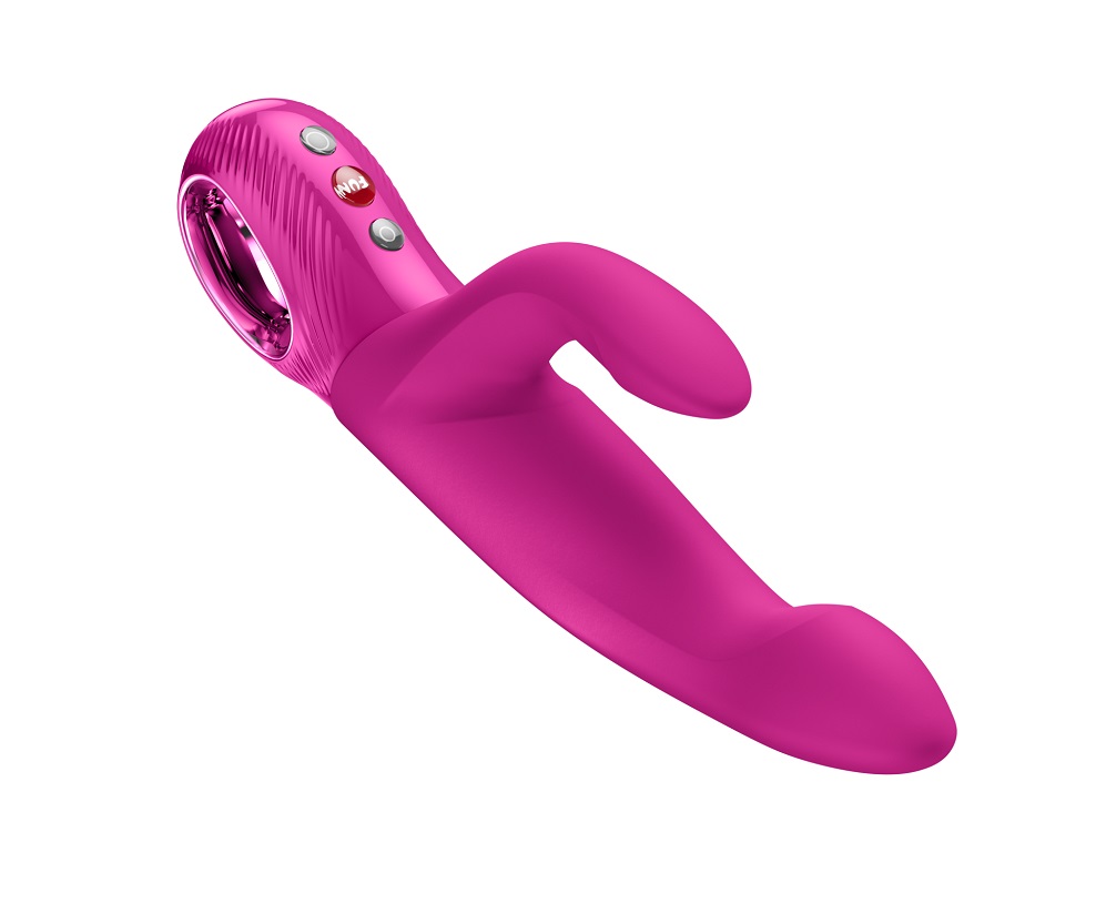 Fun Factory - Bi Stronic Immerse 抽插式脉冲兔仔震动器 - 紫红色 照片-4