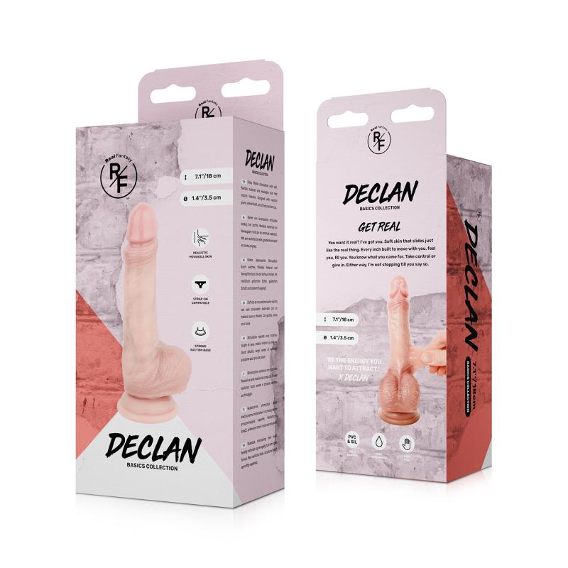Real Fantasy - Declan Sliding Foreskin Dildo 18cm photo-10