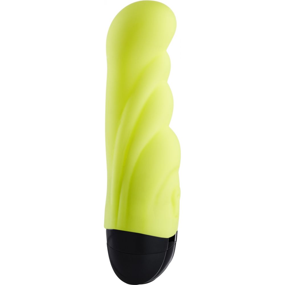 Seriously gorgeous, high-quality smooth silicone multispeed ... Fun Factory - Vibe Meany - Neon Yellow photo-2