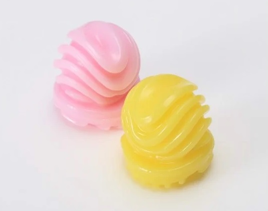 The newly inspired gorogel bounces, rolls, and bump together... Tenga - Bobble Crazy Cubes - Angel Soft photo-4