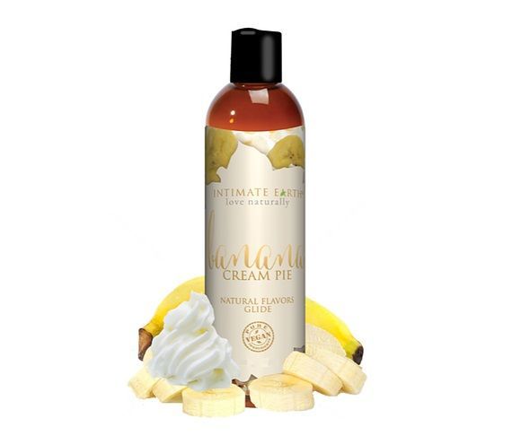 The delicious taste of fresh ripe bananas and creamy vanilla... Intimate Earth - Banana Cream Pie Glide - 60ml photo-2
