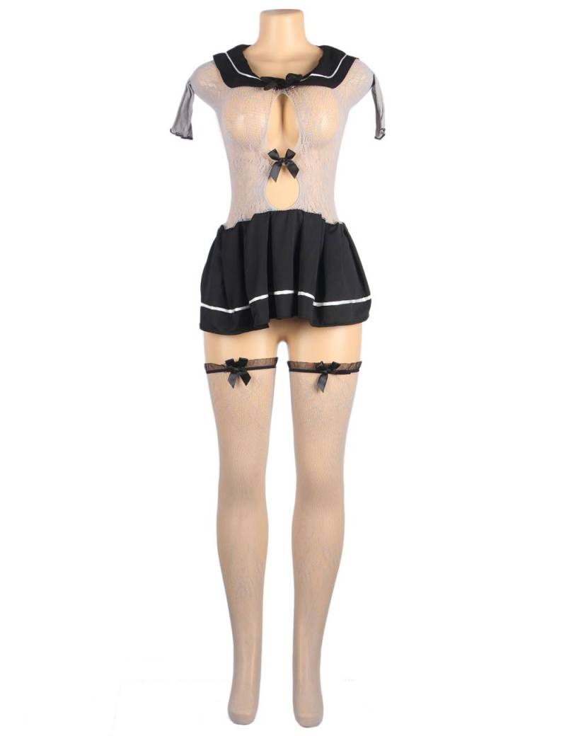 Ohyeah - Sexy College Costume - Black - M photo-4