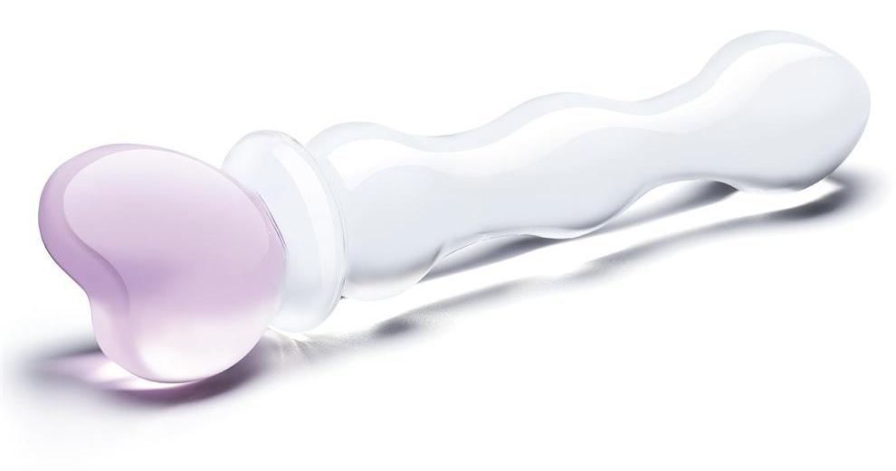 Glas - 8" Sweetheart Glass Dildo photo-4