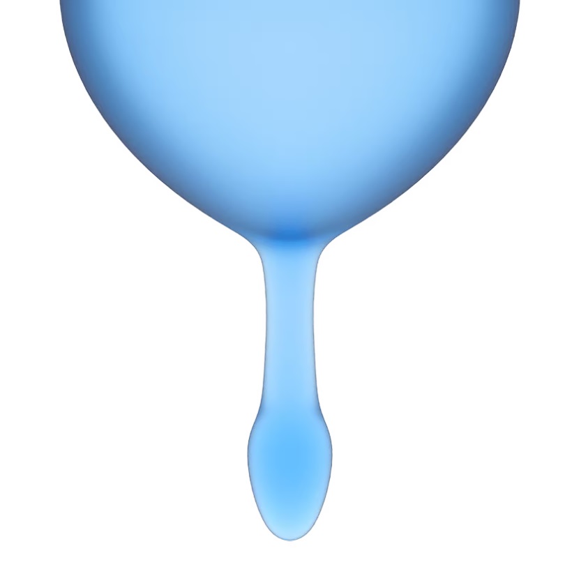Featuring a playful forest design, these hygienic, medical g... Satisfyer - Feel Good Menstrual Cup - Dark Blue photo-6