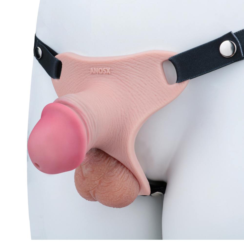Material: Platinum silicone
Insert length: 8cm
Entrance Inn... FAAK - Penis Cage w Belt - Black photo-8
