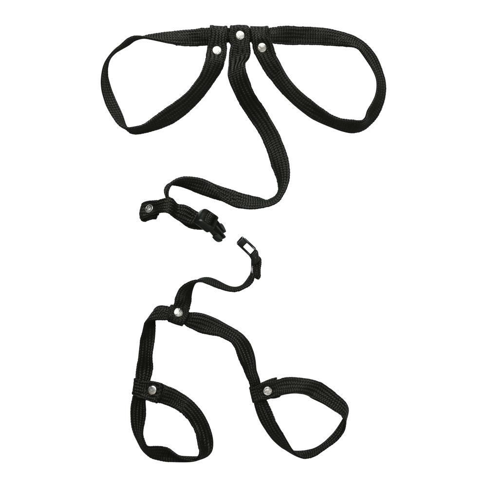 S&M - Adjustable Rope Bondage Kit - Black photo-2