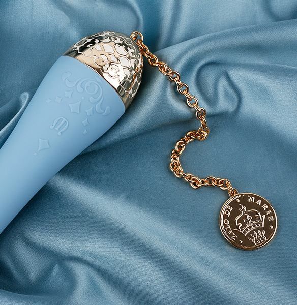Design inspiration comes from the legend life of Queen Marie... Zalo - Marie Vibrator - Royal Blue photo-17