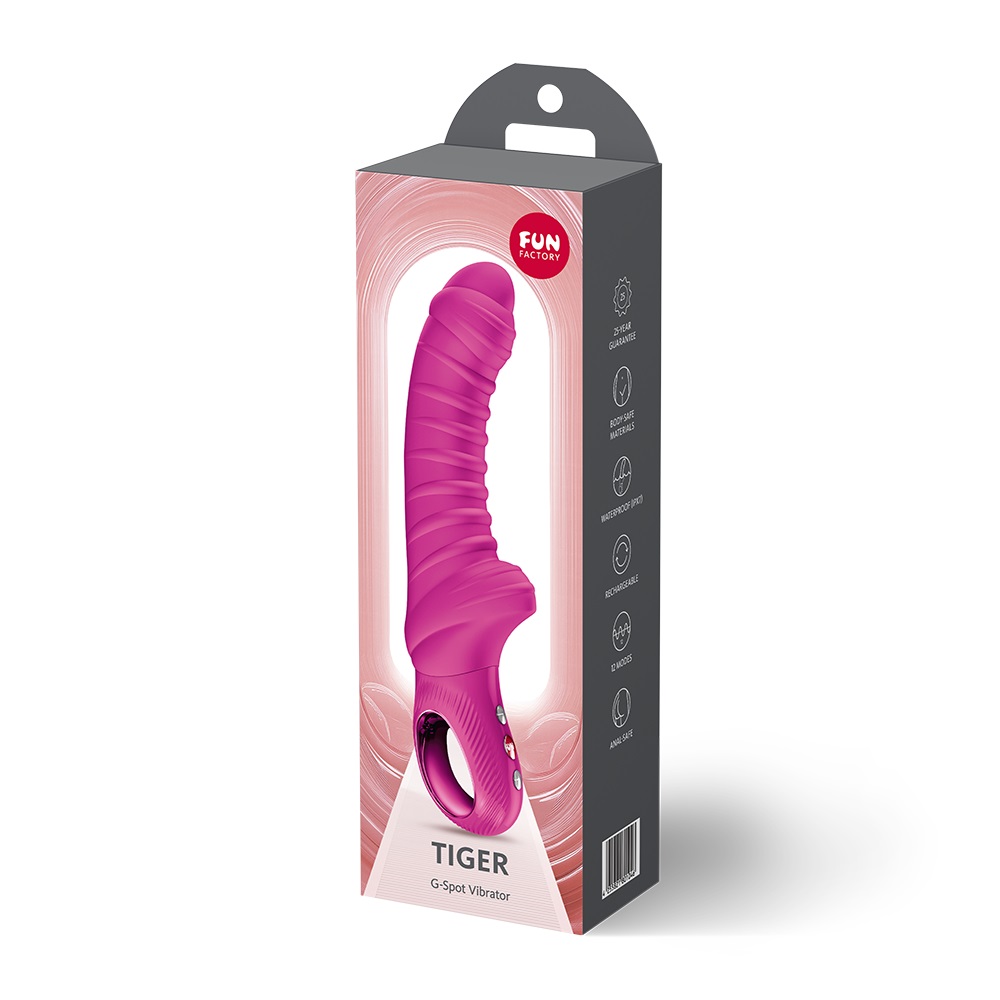 Fun Factory - Tiger 震动棒 - 紫红色 照片-8