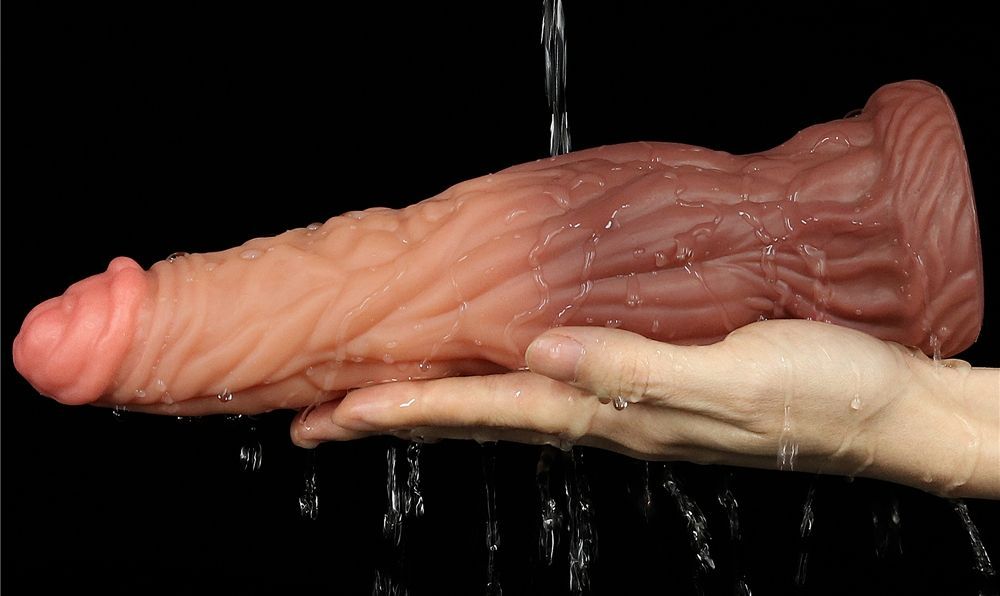 Built to deliver the most lifelike satisfaction, Love Toy Ki... Lovetoy - 9.5" Dual Layered King Sized Cock photo-15