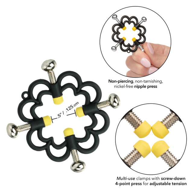 Elevate sensation and embrace endless pleasure possibilities... CEN - Boundless Nipple Grips - Black photo-6