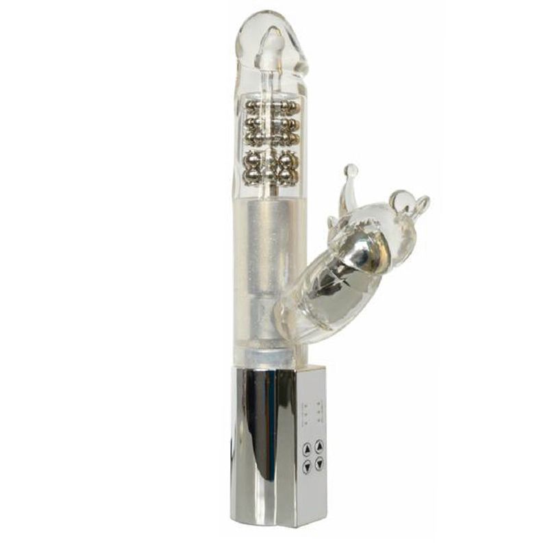 The Female G-spot vibrator is of a phallus-like shape design... Aphrodisia - Snug-a- Bug Peal G-Spot Vibe - Silver photo-2