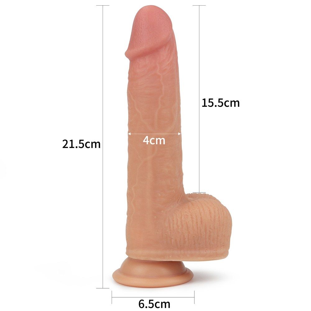Anthony, from Love Toy Dual-layered Rotating Silicone Natura... Lovetoy - 8.5" Dual Layered Rotating Nature Cock - Flesh photo-9